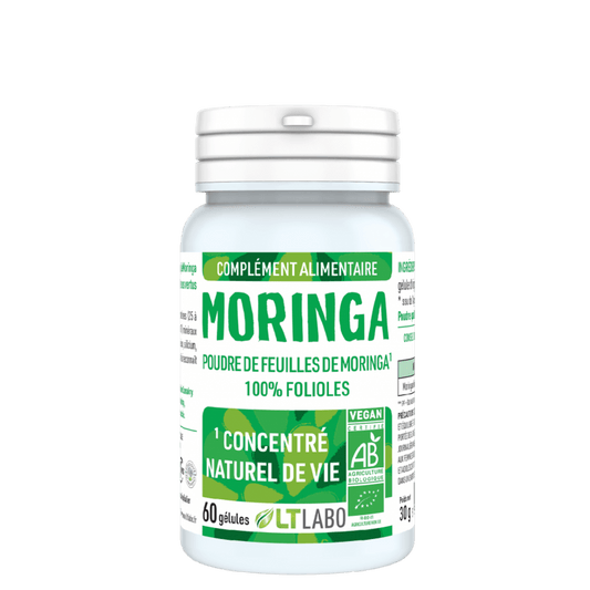 LT Labo Poudre de feuilles de Moringa Pure 100% Folioles - ALAZINA