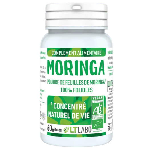 LT Labo Poudre de feuilles de Moringa Pure 100% Folioles - ALAZINA