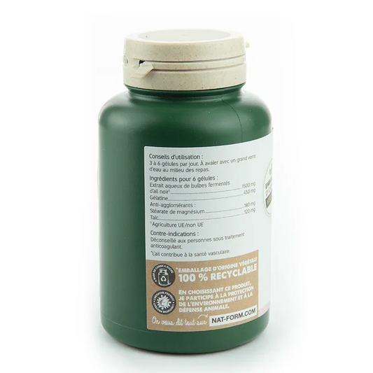 Nat & Form Ail Noir Fermenté 200 gélules - ALAZINA