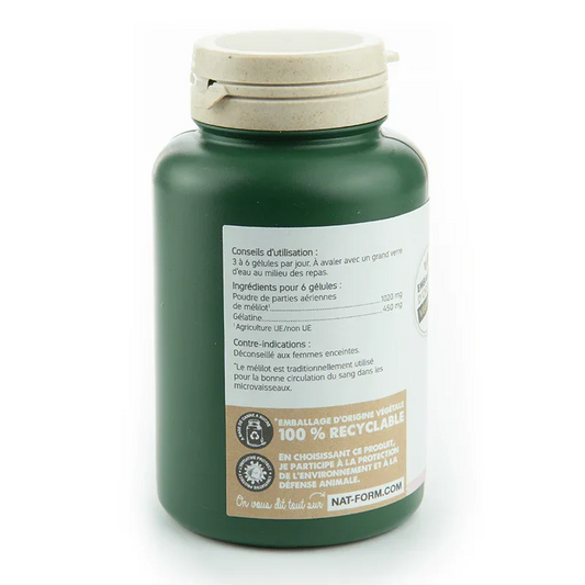 Nat & Form Melilot 200 gélules. Circulation - ALAZINA