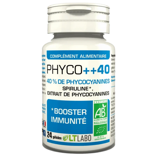 Lt Labo Phyco++ Booster d'immunité Spiruline-Extraits de Phycocyanine - ALAZINA