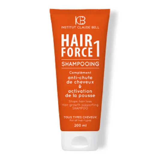 Shampoing anti-chute Hair Force One Institut Claude Bell 200ml, complément capillaire Alazina