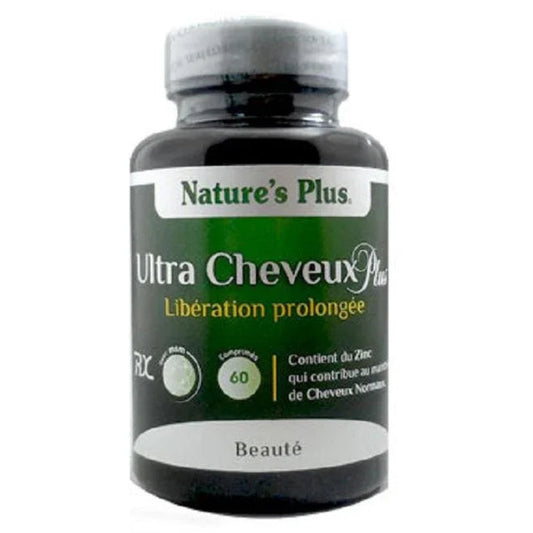 Natures Plus Ultra cheveux 60 comprimés - ALAZINA