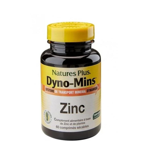 Natures Plus Dyno Mins Zinc 60 comprimés - ALAZINA