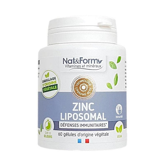 Zinc liposomale 60 gélules végétales - ALAZINA